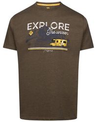 Trespass - Thelon Printed Casual T-Shirt (Marshland Marl) - Lyst