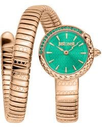 Just Cavalli - Jc1L301M0055 Cerchio Snake Analog Watch For - Lyst