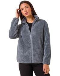 Roman - Soft Sherpa Fleece Jacket - Lyst
