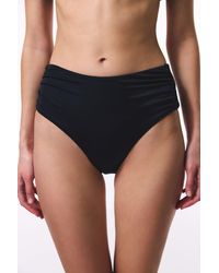 Penti - High-Waist Shirred Bikini Bottoms - Lyst