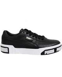 PUMA - Cali Bold Trainers Leather Lace Up Shoes 370811 03 Leather (Archived) - Lyst
