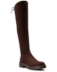 Dune - Ladies Thorne Flat Over-The-Knee Boots - Lyst