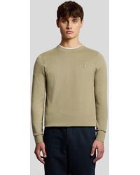 Lyle & Scott - Superfeiner Baumwoll-Pullover Mit Rundhalsausschnitt - Lyst