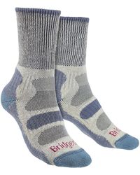 Bridgedale - Hiking Lightweight Cotton Boot Socks -Smoky - Lyst