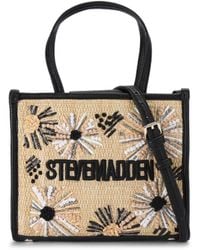 Steve Madden - Decor Bag Raffia Fabric - Lyst
