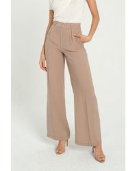 Hiccup - High Waist Pleated Wide Leg Trousers - Lyst