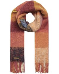 Weird Fish - Austell Checked Eco Friendly Scarf (Paprika) - Lyst