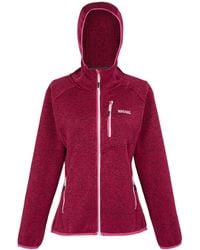 Regatta - Ladies Newhill Marl Hooded Fleece Jacket (Deep) - Lyst