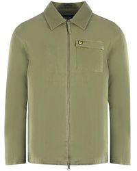 Lyle & Scott - Twill Flechten Überhemd Jacke - Lyst