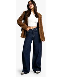 Boohoo - Tall Basic Super Wide Leg Jean - Lyst