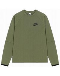 Nike - Plain Khaki Jumper Cotton - Lyst