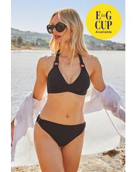 Sosandar - Fuller Bust Halter Neck Bikini Top - Lyst