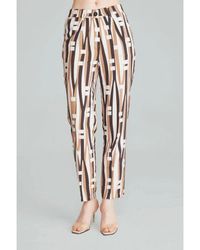 GUSTO - Printed Cigarette Trousers - Lyst