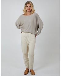 Blue Vanilla - Oversized Long Sleeve Top - Lyst