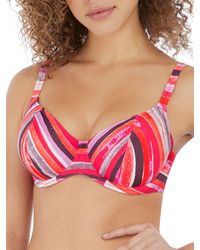 Freya - Bali Bay Underwired Plunge Bikini Top - Lyst