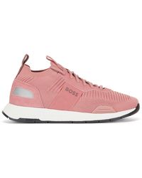 BOSS - Titanium Hardlooptrainers Voor In Roze - Lyst