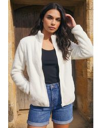 Roman - Soft Sherpa Fleece Jacket - Lyst