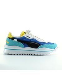 PUMA - Style Rider Bp Adults Textile Lace Up Trainers 375624 01 - Lyst