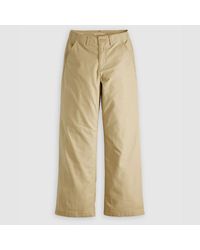 Levi's - Levi's 90S High Rise Solid Patterned Straight Chinos - Lyst