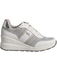 Michael Kors - Mabel Damen-Sneakers Aus Leder Und Mesh Mit Glänzender Kette 43S4Mbfsbd - Lyst