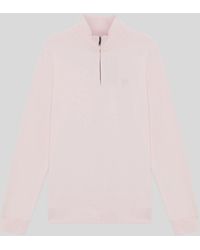 Lyle & Scott - Superfine Cotton 1/4 Zip Sweatshirt - Lyst