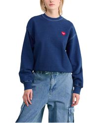 Carhartt - Wip Ingo Sweatshirt Drop Shoulders Heart Patch - Lyst