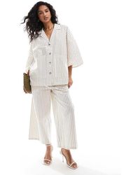 Aware - Cropped Wide Leg Trouser Co-Ord - Lyst