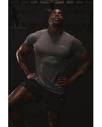 BoohooMAN - Active Engineered Performance Regular Fit T-Shirt - Lyst