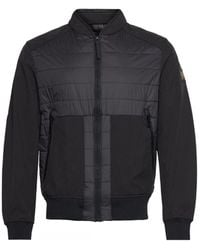 Belstaff - Revolve Jacket Black Thin Padded Jacket - Lyst