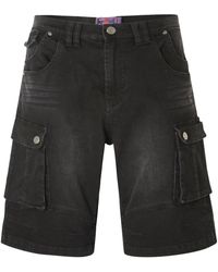 KAM Jeanswear - Kam Big & Tall Denim Cargo Shorts - Lyst