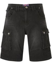 KAM Jeanswear - Kam Big & Tall Denim Cargo Shorts - Lyst