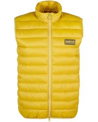 Barbour - Racer Reed Gilet Vest Rits Logo - Lyst
