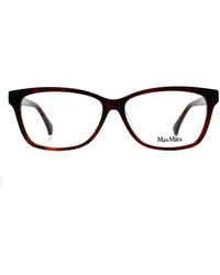 Max Mara - Square Dark Havana Mm5013-F - Lyst