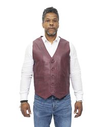 Infinity Leather - Classic Waistcoat-Chester - Lyst