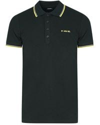 DIESEL - T-Randy-Broken Polo Shirt Cotton - Lyst