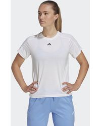 adidas Originals - Aeroready Train Essentials Minimal Branding Crewneck Tee - Lyst