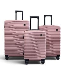 Infinity Leather - Hardshell Rose 8 Wheel Luggage Case Bag Suitcase - Lyst