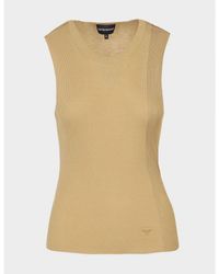 Armani - Womenss Knitted Tank Top - Lyst