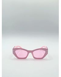 SVNX - Angular Framed Sunglasses - Lyst