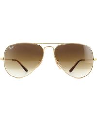 Ray-Ban - Sunglasses Aviator Metal Ii Rb3689 914751 Gradient - Lyst
