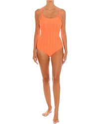 Teleno - Round Neckline Swimsuit Eb0216B - Lyst