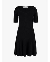Guess - Elbow Sleeve Julie Sweetheart Flared Dress - Lyst