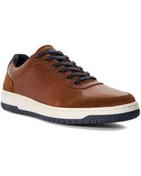 Dune - Torino - Lace-up Trainers Suede - Lyst