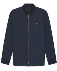Lyle & Scott - Branded Bomber Jacket - Lyst