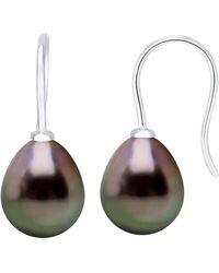 Ateliers Saint Germain - Earrings Real Cultured Tahiti Pearls Pear 8-9 Mm - Lyst