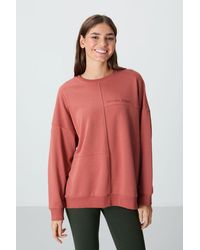 TOMMY LIFE - Oversized Crew Neck Sweatshirt - Lyst