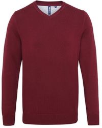 Asquith & Fox - Cotton Rich V-Neck Sweater () - Lyst