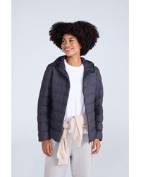 Mountain Warehouse - Lightweight Down Jacket Packable Water Resistant Hooded Winter Coat Polyamide - Lyst