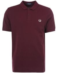 Fred Perry - M6000 Plain Polo Shirt - Lyst