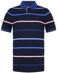 Eden Park - Paris Striped Polo Shirt - Lyst